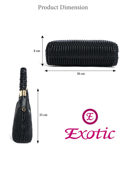 Exotic Premium Celestia Quilted Hobo Shoulder bag