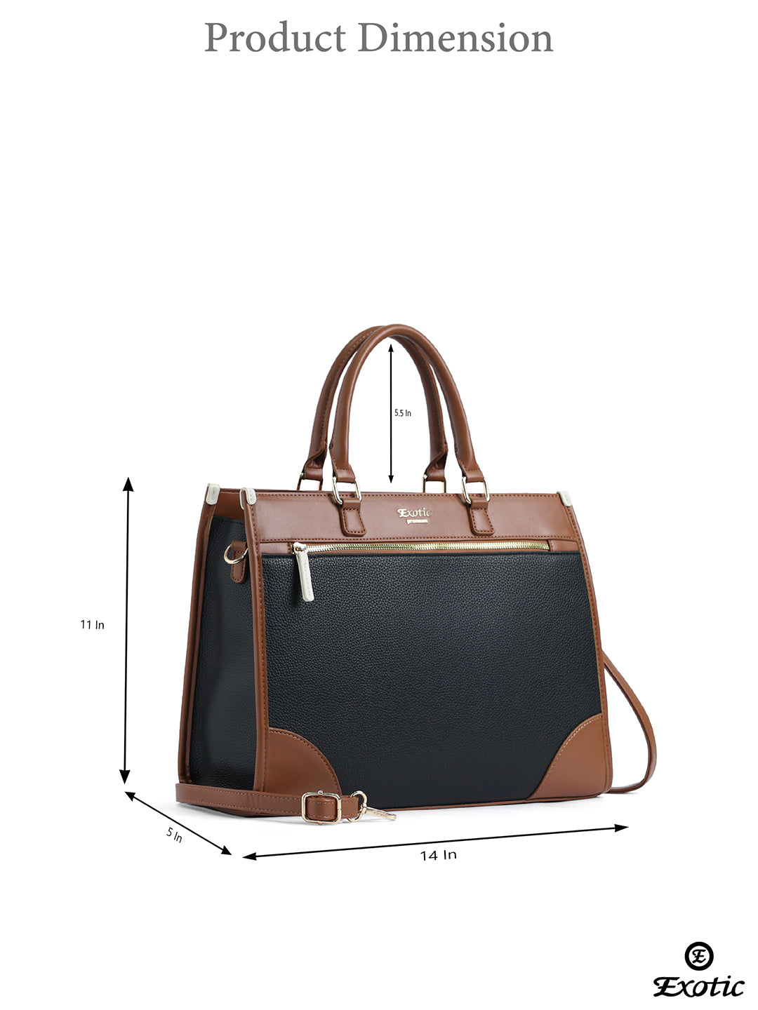 Exotic Alora Structured Tote Handbag