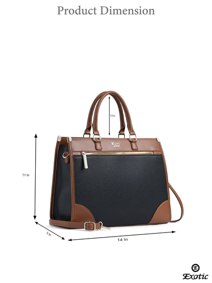 Exotic Alora Structured Tote Handbag