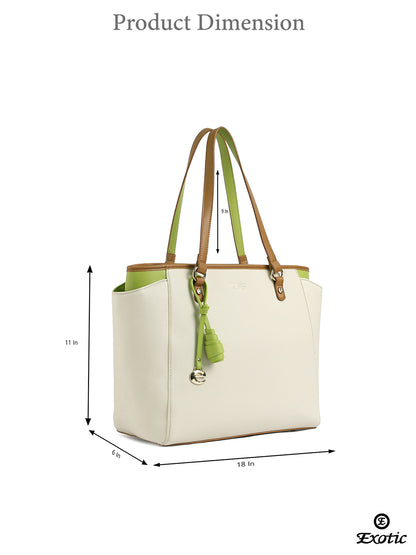 Exotic Amara Structured Tote Bag