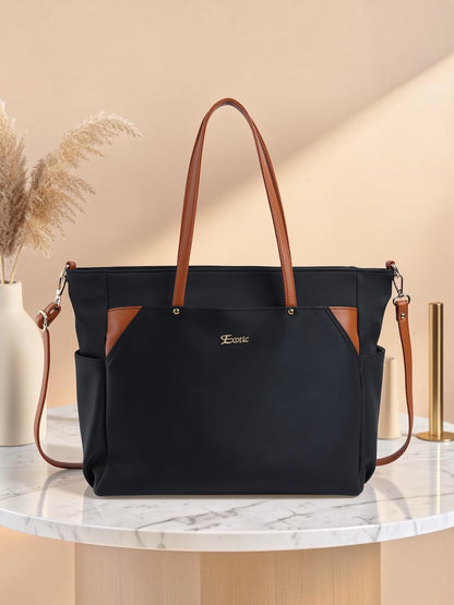 Exotic Women's Tote Bag with Crossbody Strap