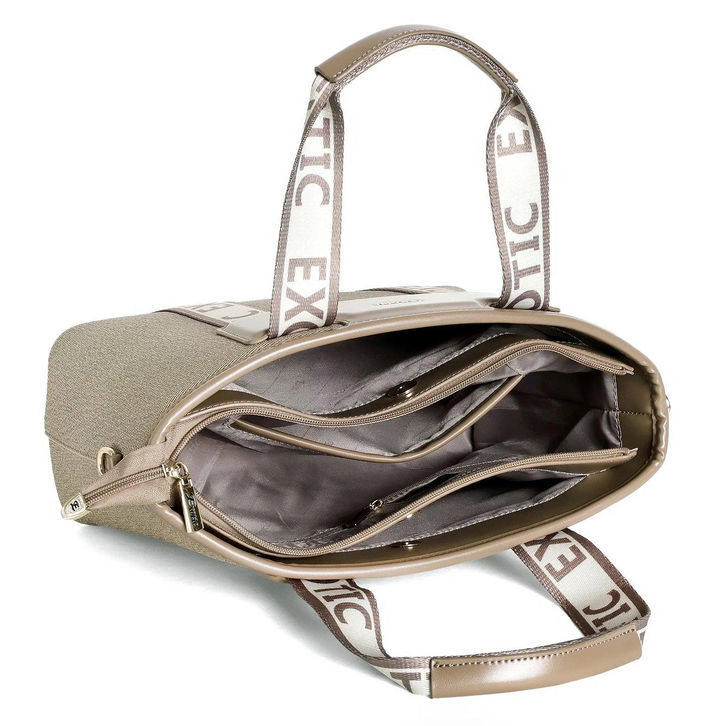Exotic Premium Logo-Strap Women’s Tote Handbag - exoticstore