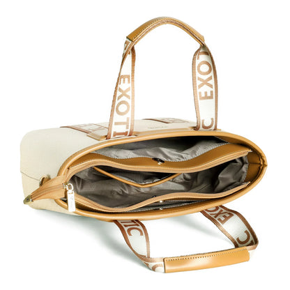 Exotic Premium Logo-Strap Women’s Tote Handbag - exoticstore
