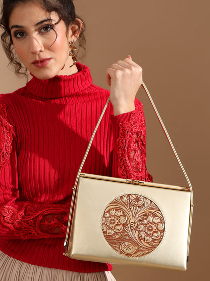 Exotic Aurelia Embossed Clutch for Women
