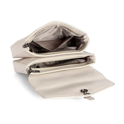 Exotic Denim Textured Cross Body & Handheld Bag