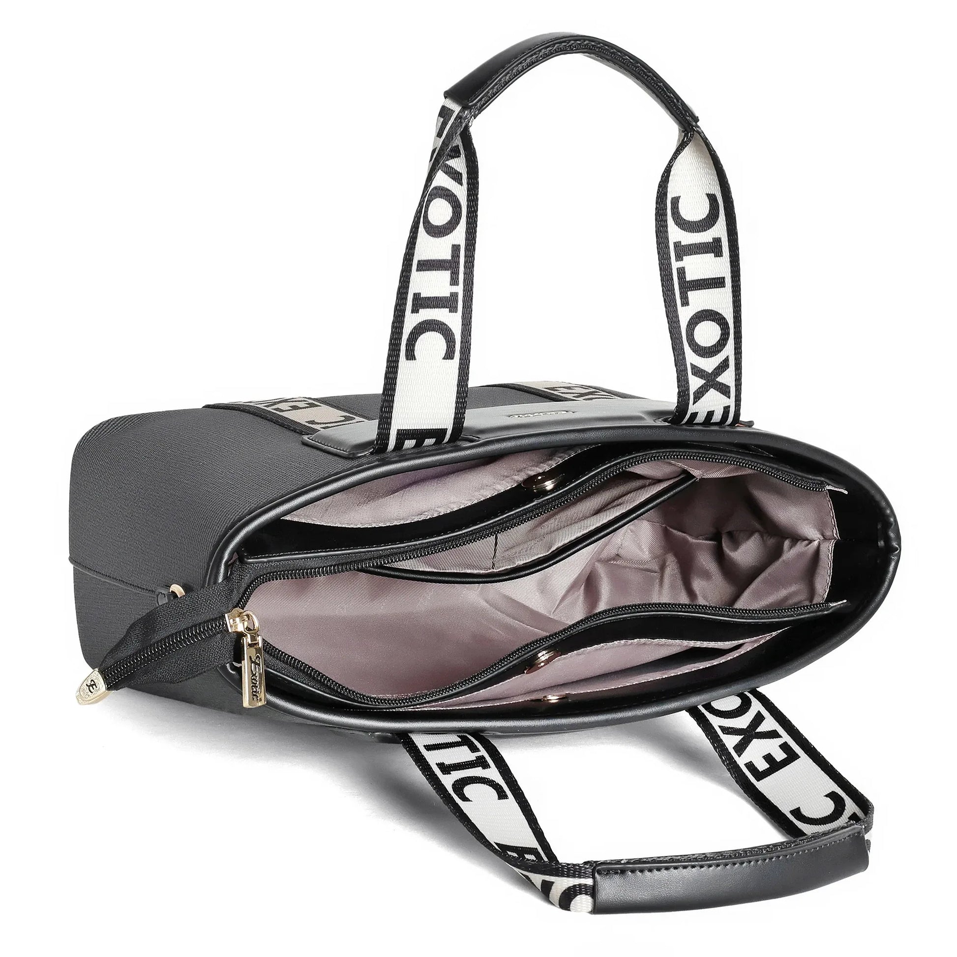 Exotic Premium Logo-Strap Women’s Tote Handbag - exoticstore