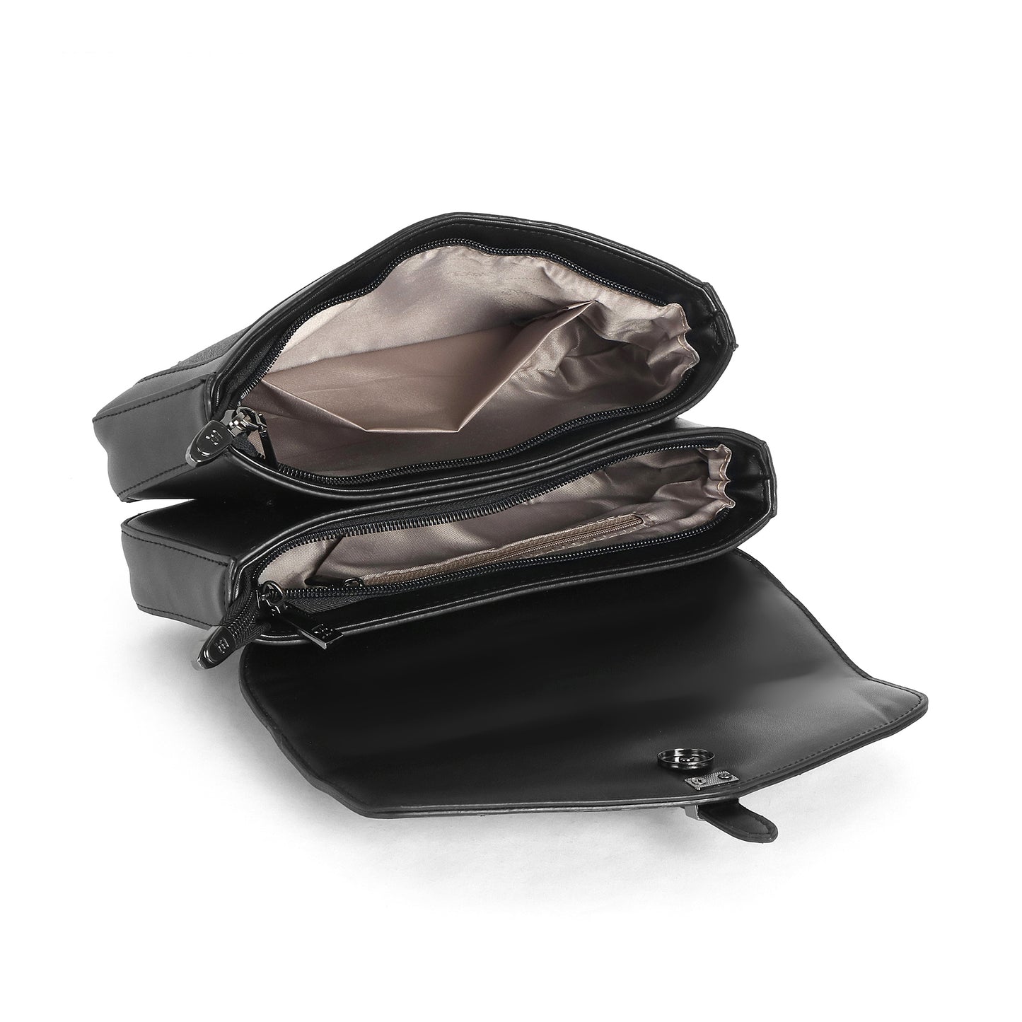 Exotic Denim Textured Cross Body & Handheld Bag