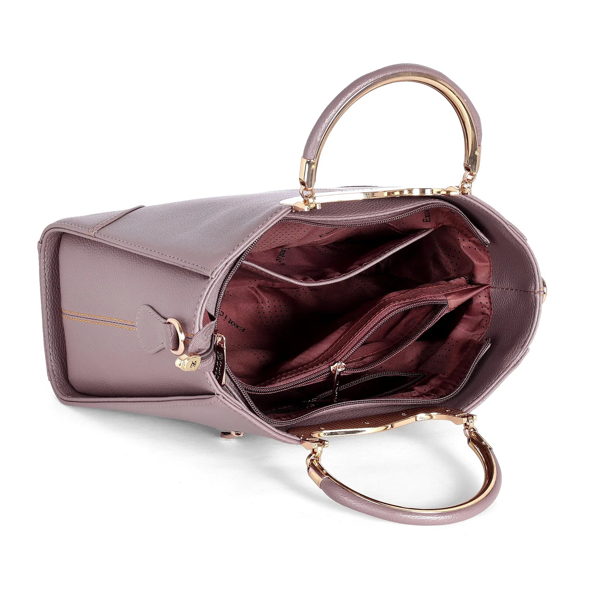 Exotic Signature Gold-Handle Tote - exoticstore