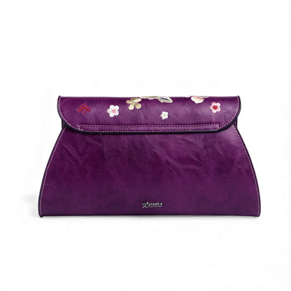 Exotic® Floral Fantasy Embroidered PU Sling Bag - exoticstore