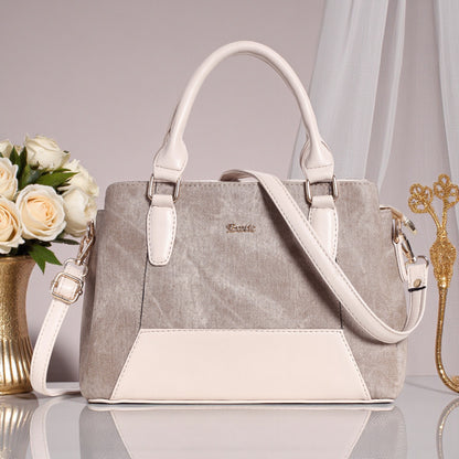 EXOTIC Three section Denim Design, Multipurpose handbag with Shoulder Strap