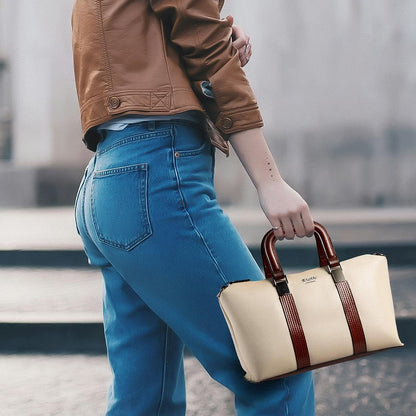 EXOTIC Solid Pattern Elegance Hand Bag - exoticstore