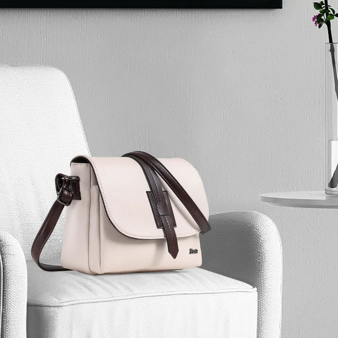 Exotic Two-Tone Crossbody Bag - exoticstore