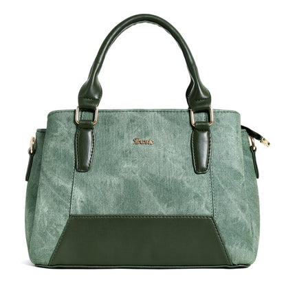 EXOTIC Three section Denim Design, Multipurpose handbag with Shoulder Strap