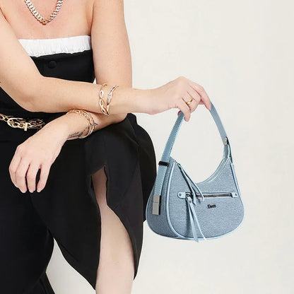 Crescent Baguette Bag - exoticstore