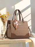 EXOTIC Charme Houndstooth Dual Tone Sling cum Handbag - EXOTIC Charme Houndstooth Dual Tone Sling cum Handbag