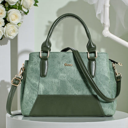 EXOTIC Three section Denim Design, Multipurpose handbag with Shoulder Strap