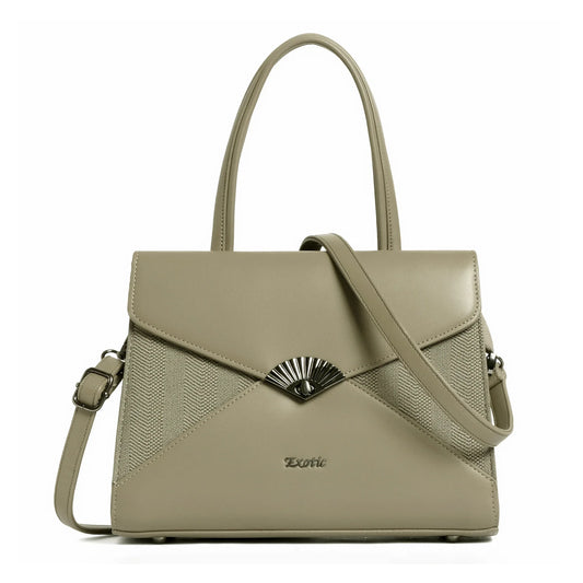 Exotic Elegance Textured Envelope-Style Handbag - exoticstore