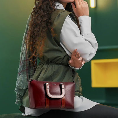 EXOTIC Solid Pattern Elegance Hand Bag - exoticstore