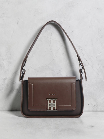 Exotic Ravelle Structured Shoulder Bag for Women
