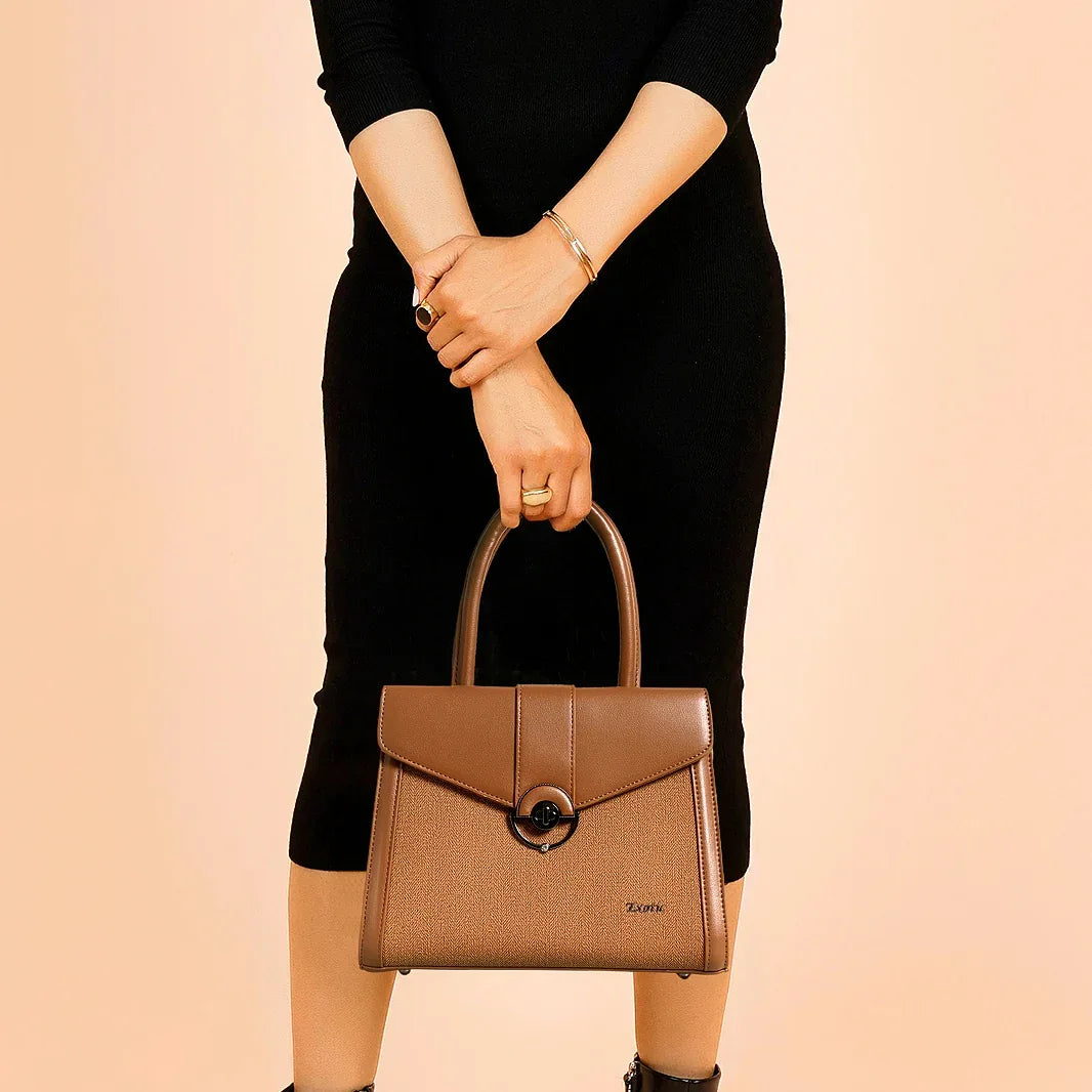 Exotic Stylish Turn-Lock Mini Handbag - exoticstore