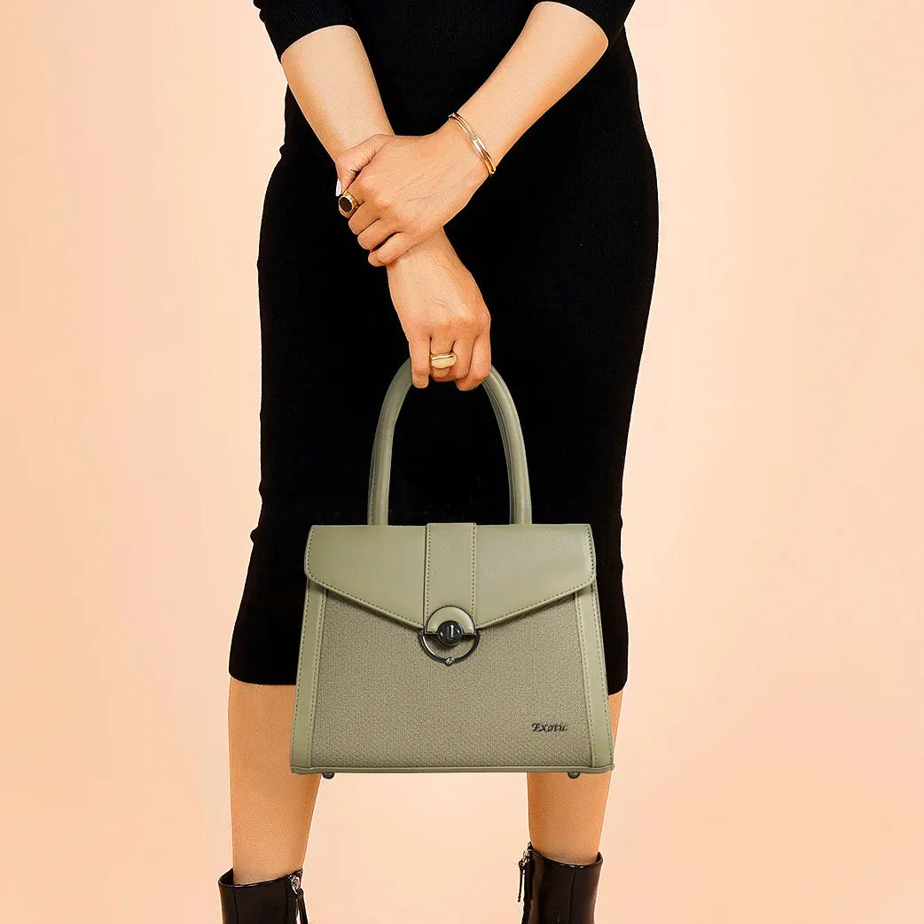 Exotic Stylish Turn-Lock Mini Handbag - exoticstore