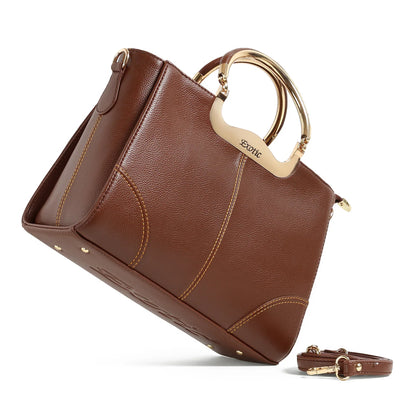 Exotic Signature Gold-Handle Tote - exoticstore