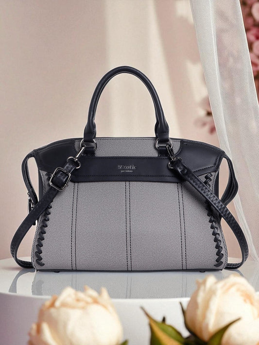 Exotic Embroidered Elegance in Every Stitch Sling & Hand Bag (Black)