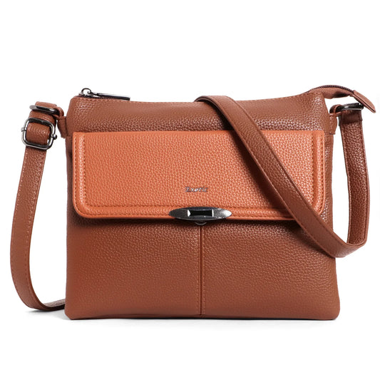 EXOTIC Premium® Dual-Tone Three-Layer Compartment Bag – Stylish & Functional Design - exoticstore