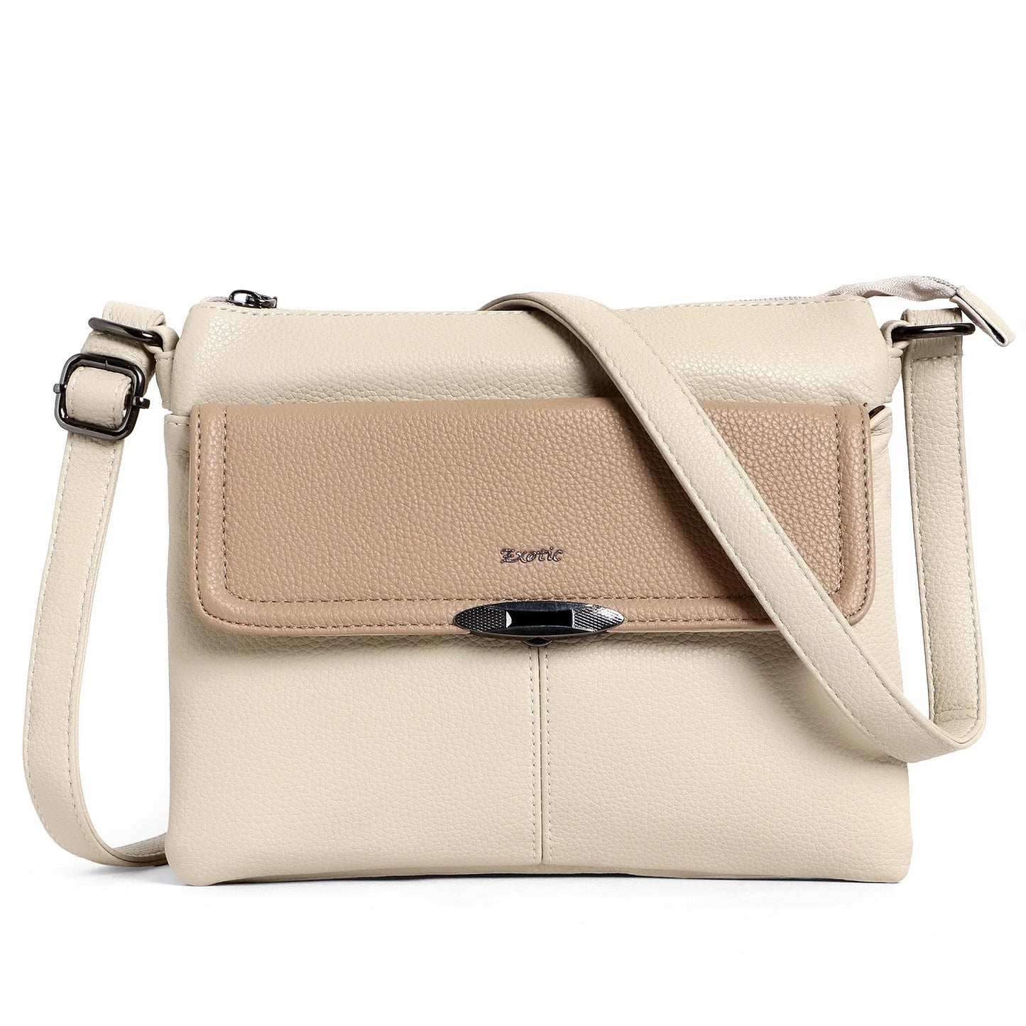 EXOTIC Premium® Dual-Tone Three-Layer Compartment Bag – Stylish & Functional Design - exoticstore