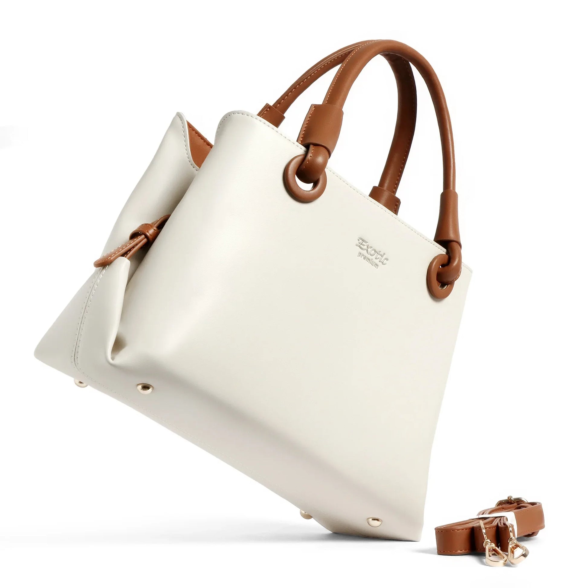 Exotic Premium Two-Tone Handbag - exoticstore