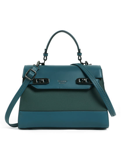Exotic Dualtone Textured Handbag