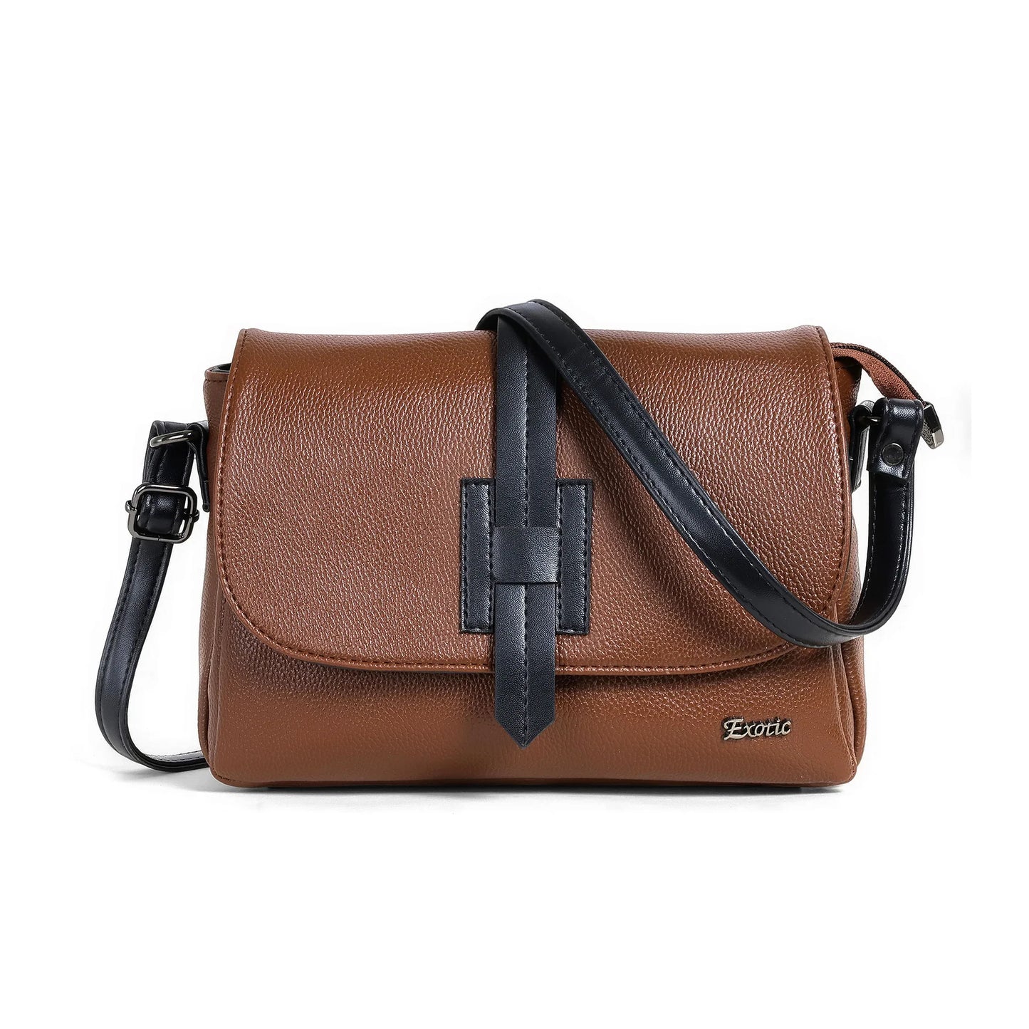 Exotic Two-Tone Crossbody Bag - exoticstore