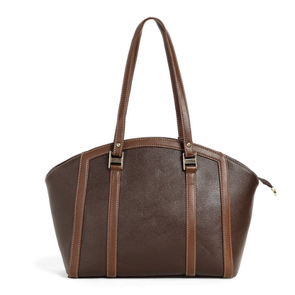 Elegant Dual-Tone Structured Tote Bag - exoticstore