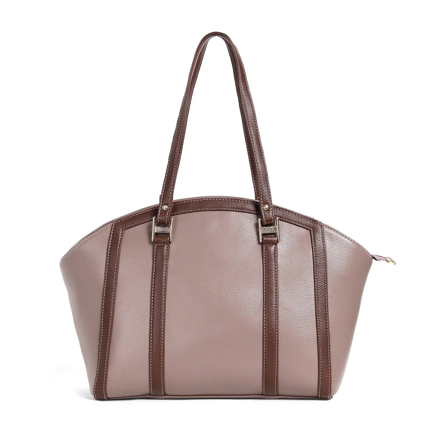 Elegant Dual-Tone Structured Tote Bag - exoticstore