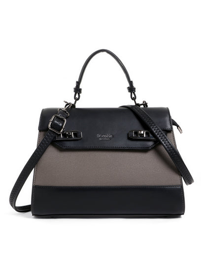 Exotic Dualtone Textured Handbag