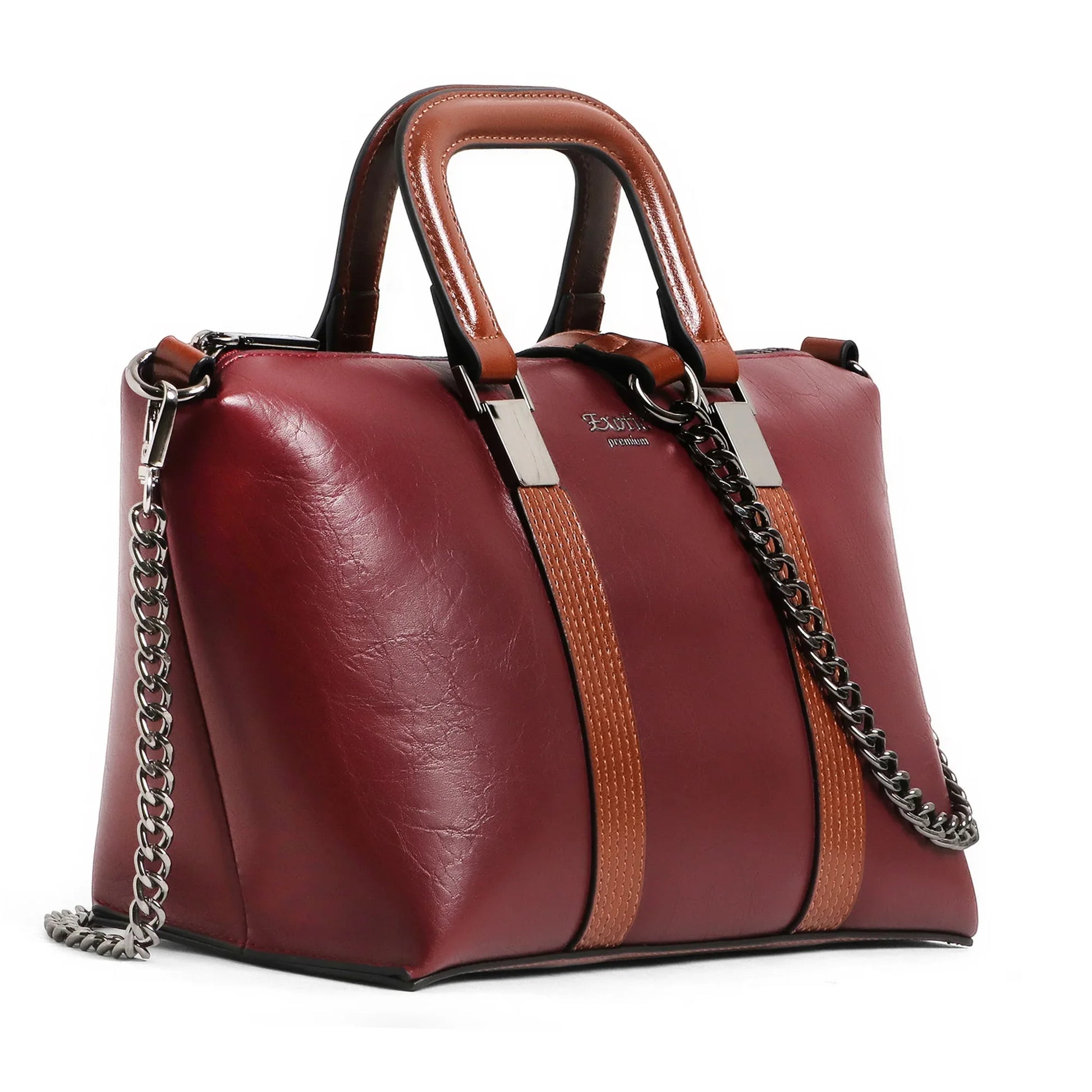 EXOTIC Solid Pattern Elegance Hand Bag - exoticstore