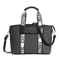 Exotic Premium Logo-Strap Women’s Tote Handbag