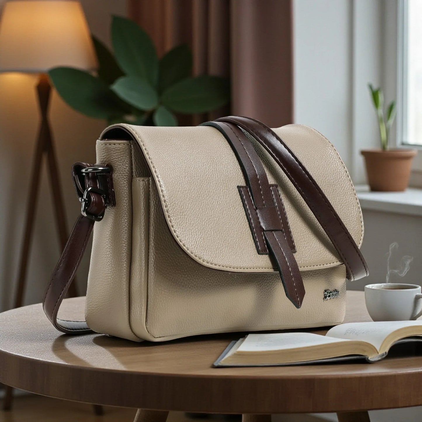 Exotic Two-Tone Crossbody Bag - exoticstore