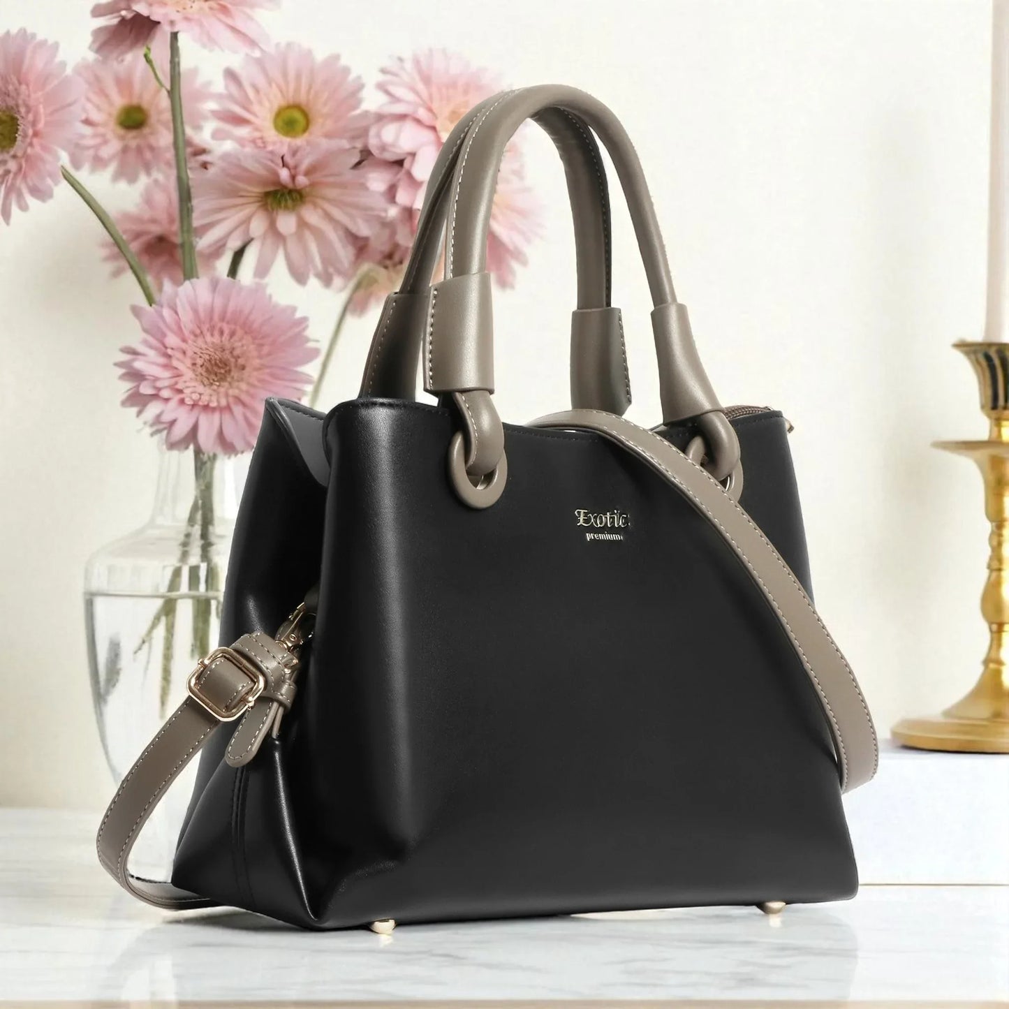 Exotic Premium Two-Tone Handbag - exoticstore