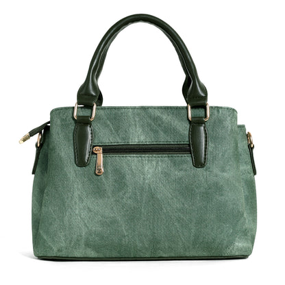 EXOTIC Three section Denim Design, Multipurpose handbag with Shoulder Strap