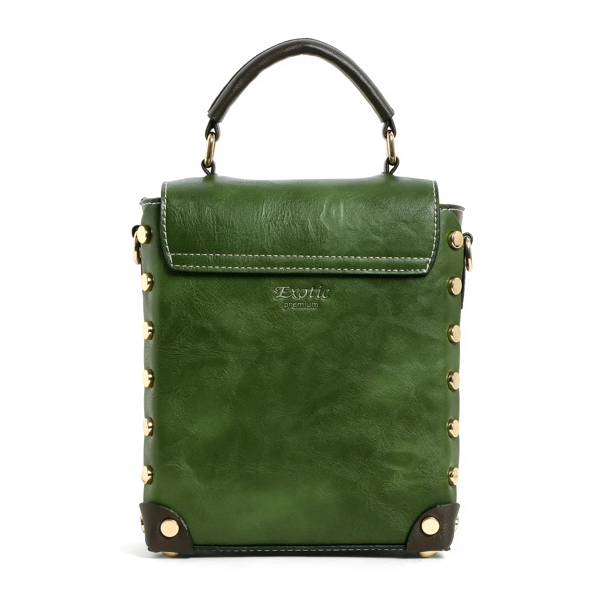 EXOTIC® Grace Luxe Mini Crossbody Bag | Elegant Women’s Handbag with Gold Handle - exoticstore