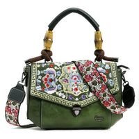 Exotic® Women's Satchel Vintage Retro Embroidery Sling Bag - exoticstore
