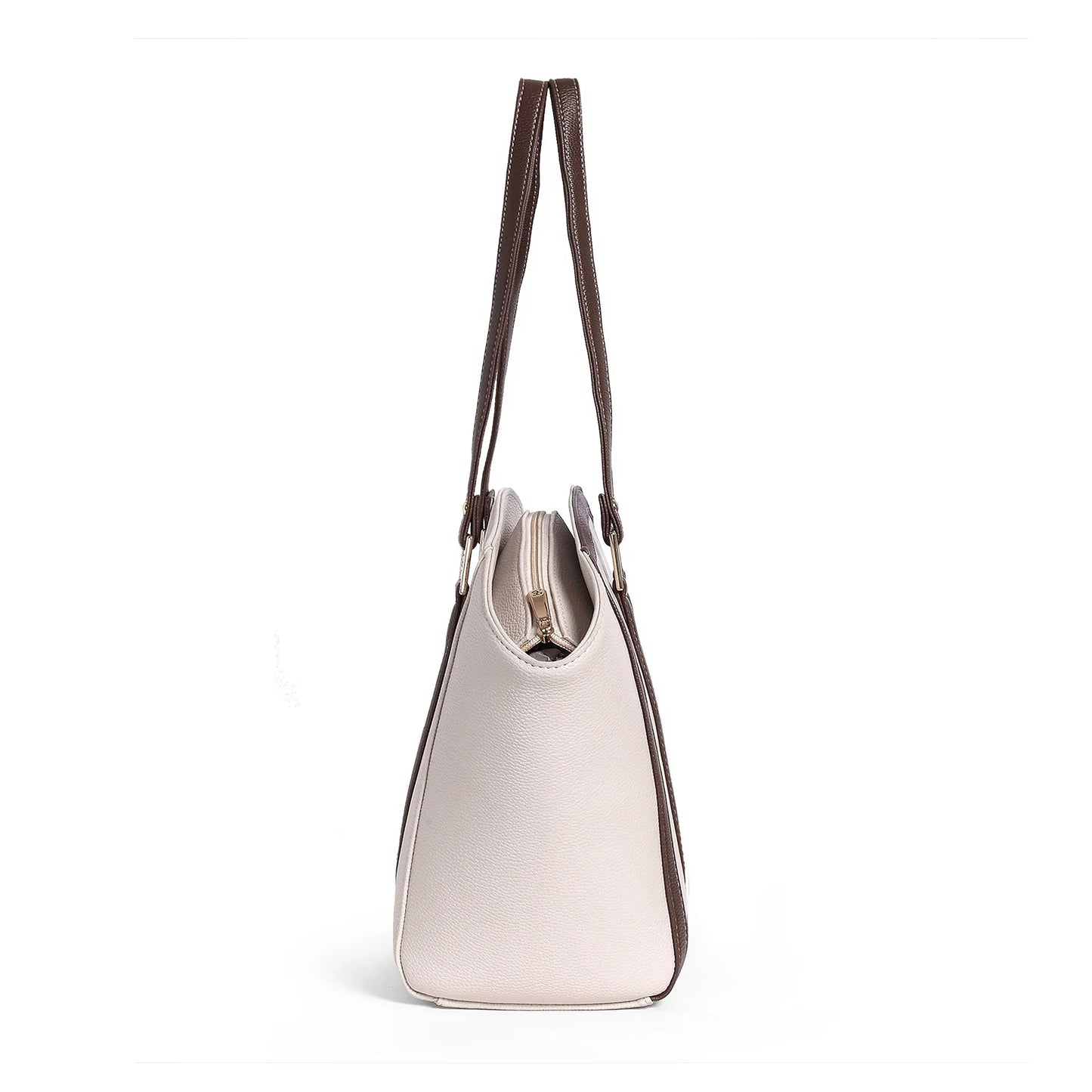 Elegant Dual-Tone Structured Tote Bag - exoticstore