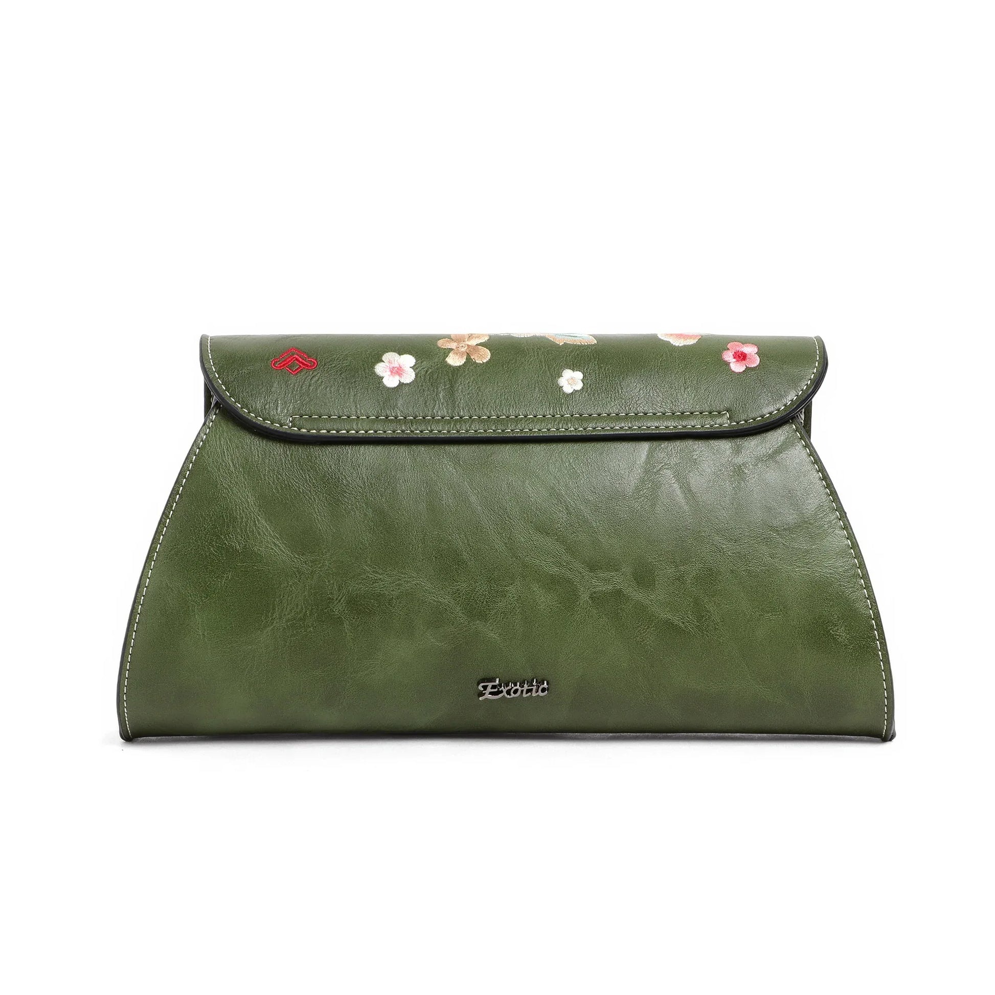 Exotic® Floral Fantasy Embroidered PU Sling Bag - exoticstore