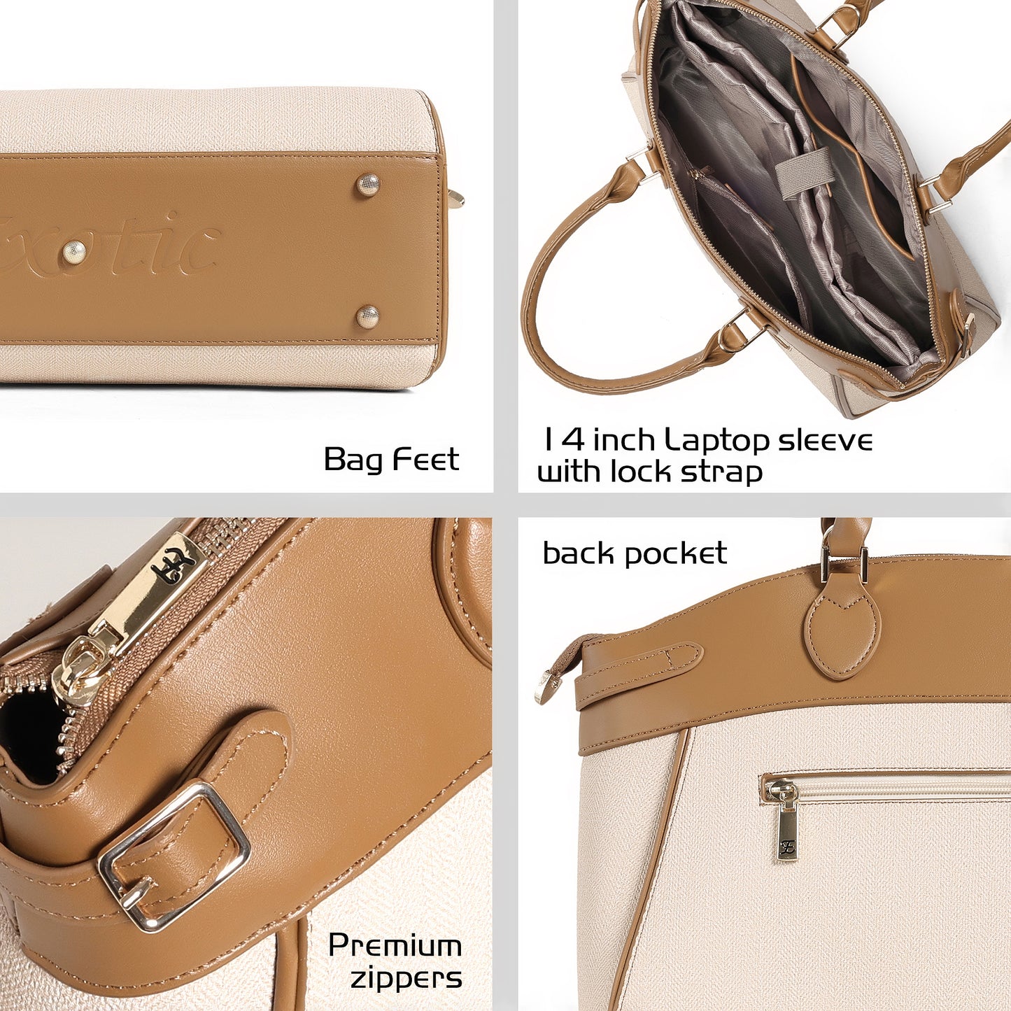 Exotic Women’s Premium Textured Handbag with Detachable Sling Strap | Office & Daily Use