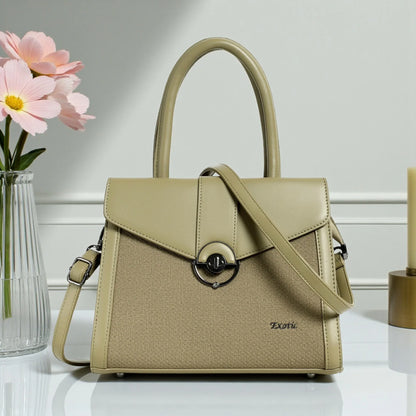 Exotic Stylish Turn-Lock Mini Handbag - exoticstore