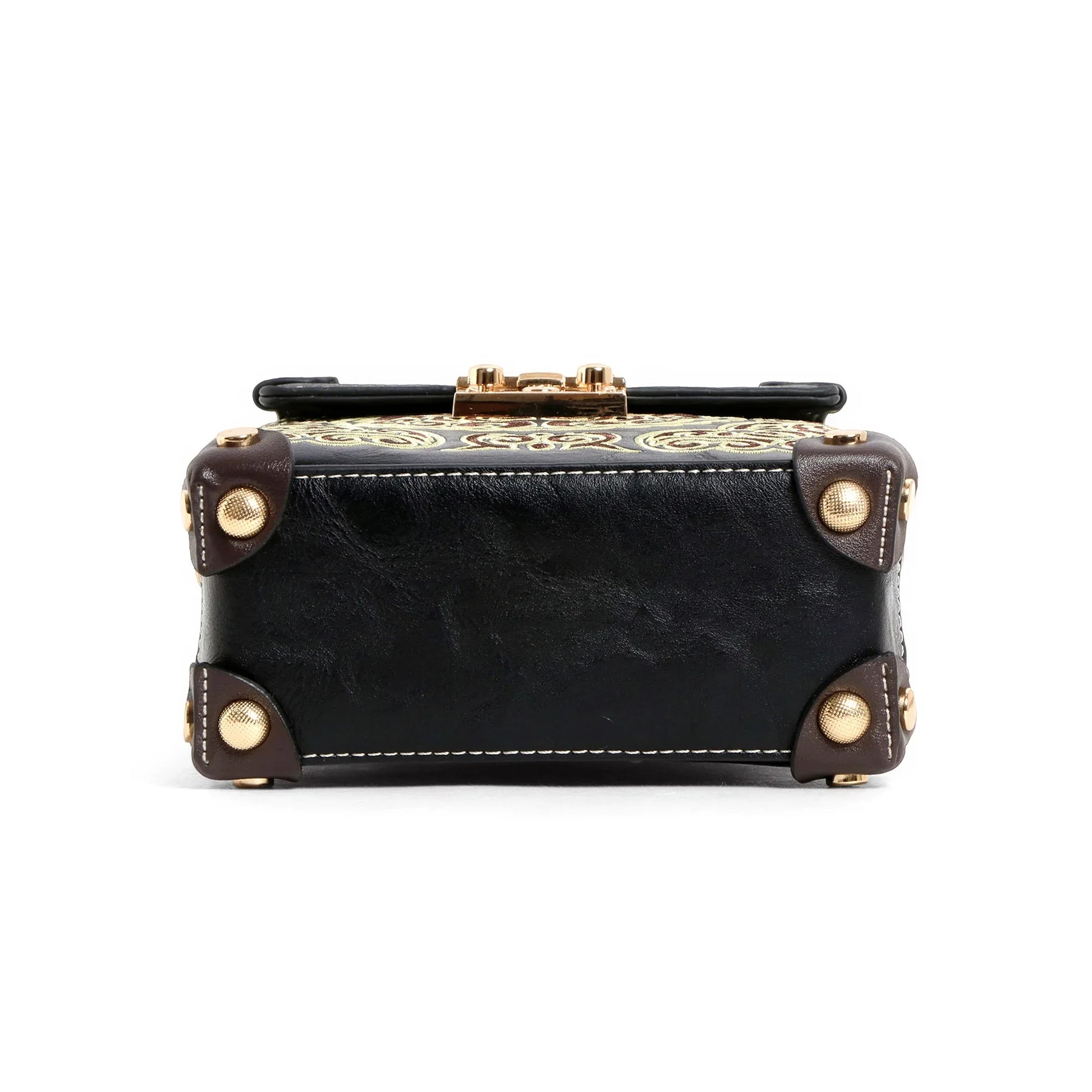 EXOTIC® Grace Luxe Mini Crossbody Bag | Elegant Women’s Handbag with Gold Handle - exoticstore
