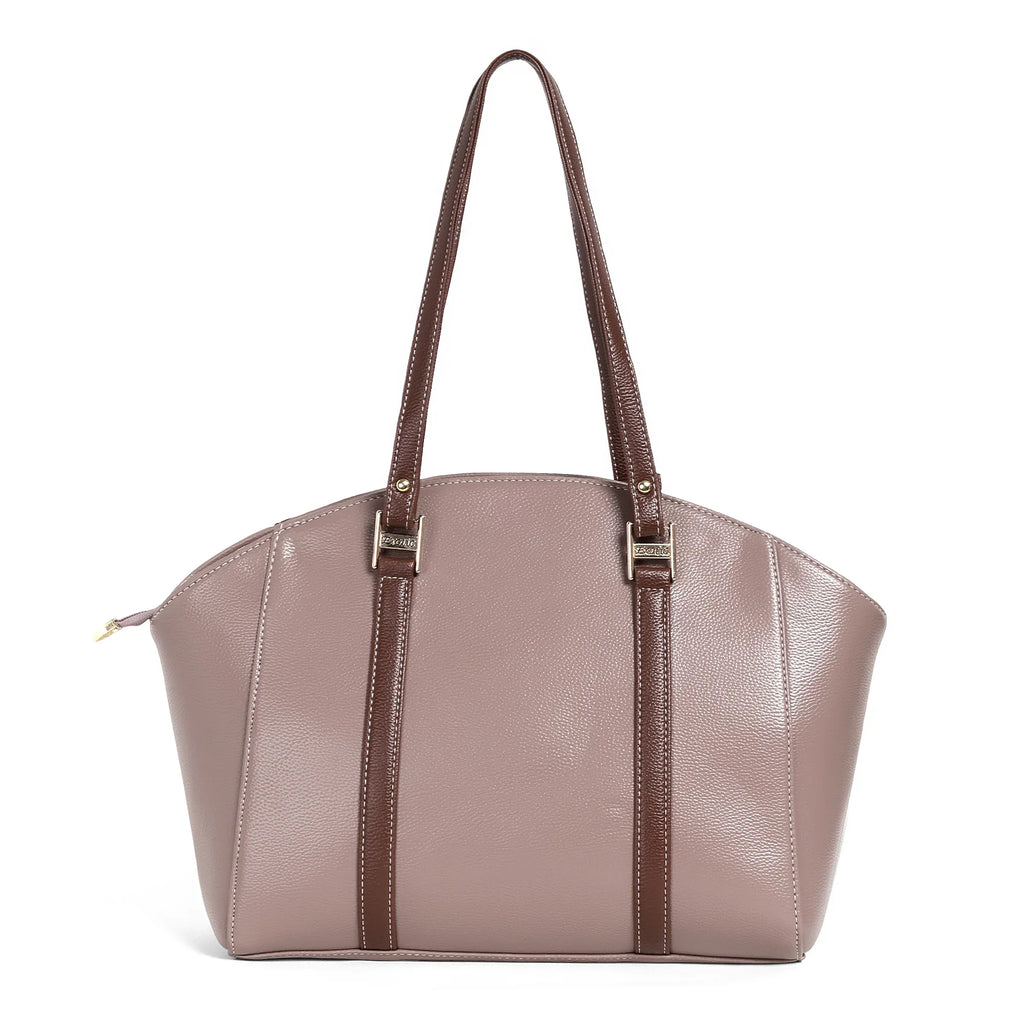 Elegant Dual-Tone Structured Tote Bag - exoticstore