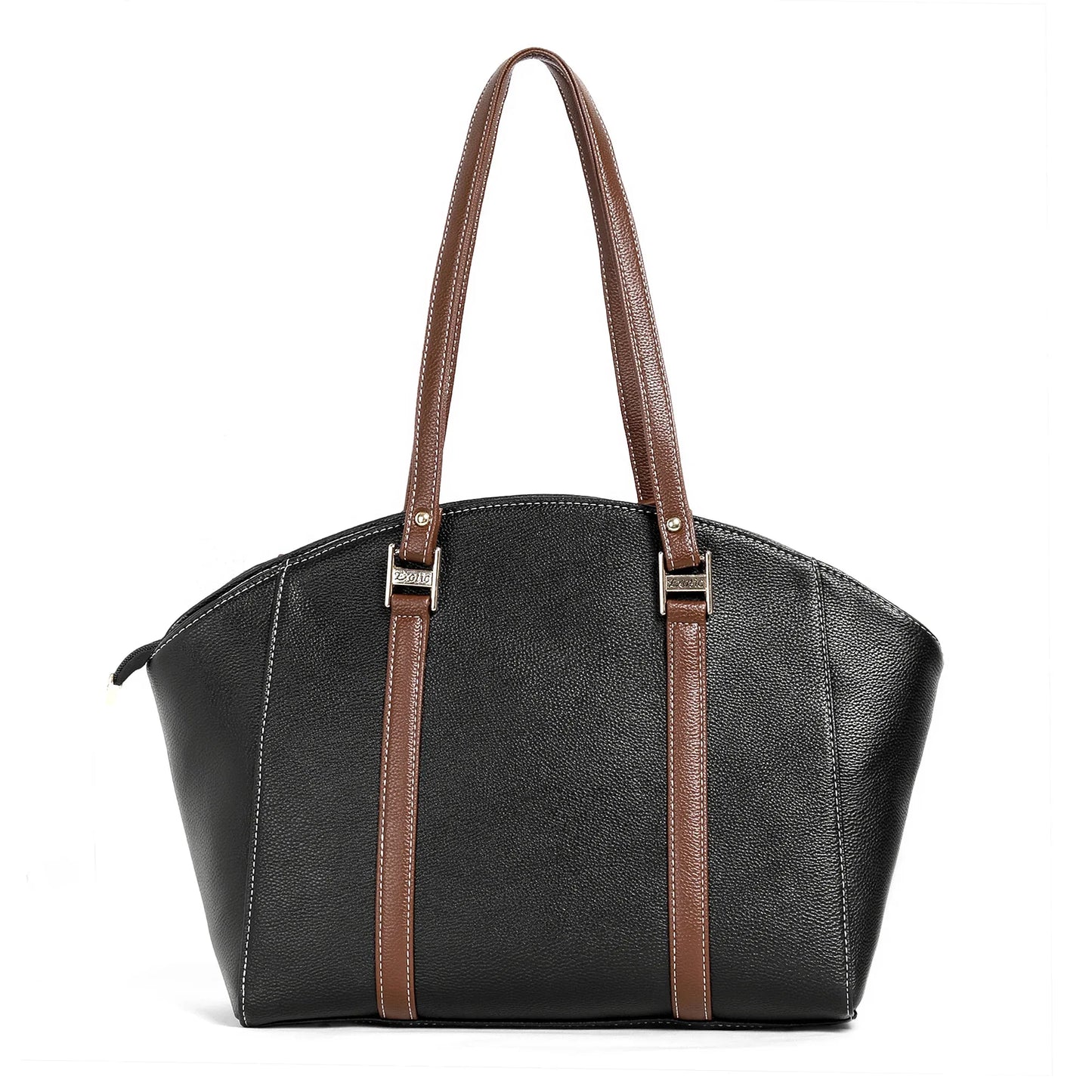 Elegant Dual-Tone Structured Tote Bag - exoticstore
