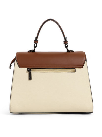 Exotic Dualtone Textured Handbag
